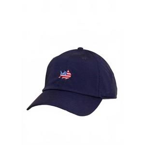 NEW SOUTHERN TIDE men's usa flag skipjack performance hat in yacht blue